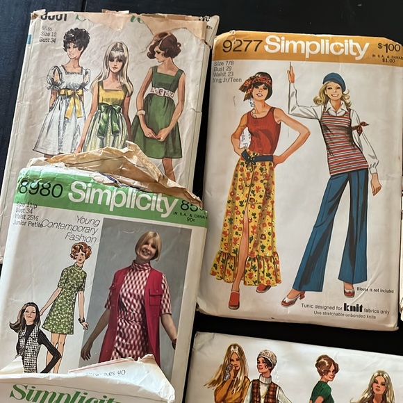 1970’s Simplicity Women’s Patterns Vintage - Picture 4 of 4